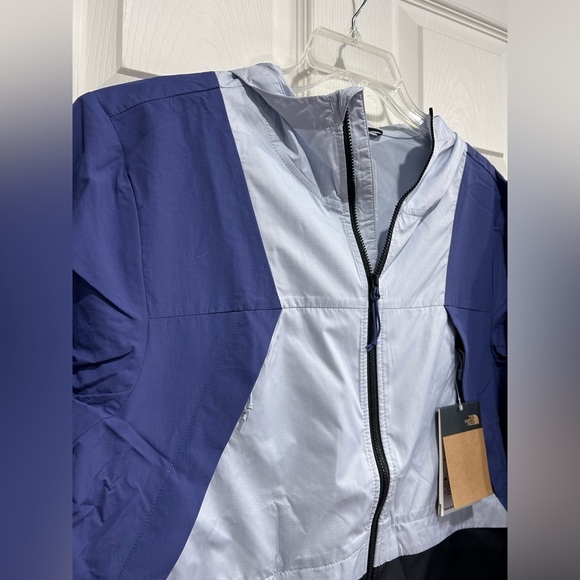 The North Face Women's Large Trailwear Wind Whistle Jacket NWT Purple Black - Picture 2 of 16